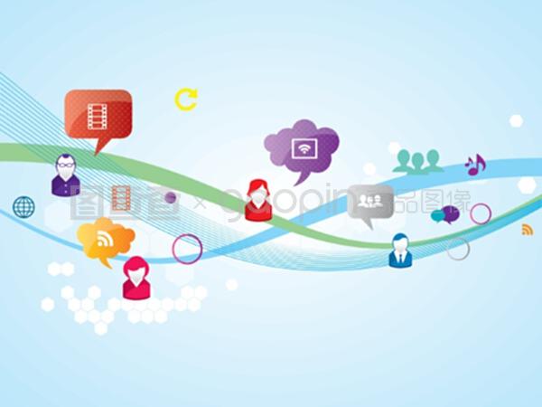 社交媒体中的通信技术服务